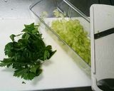 セロリが甘い～♪セロリと玉ねぎのかき揚げ作り方1写真