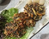 夏野菜で もずくの天ぷら作り方7写真