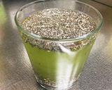 蜜がけ緑茶チアシードアイス作り方2写真