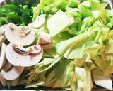 キャベツと厚揚げのカレー風味作り方1写真