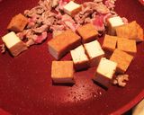 キャベツと厚揚げのカレー風味作り方5写真