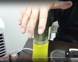 ２０秒で宇治有機冷新茶を入れる。作り方4写真