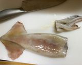 イカの下処理作り方1写真
