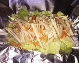 フライパンで鮭ホイル焼き☆にんにくバター作り方6写真