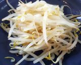 超簡単☆塩ゆでもやし醤油味作り方2写真