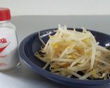 超簡単☆塩ゆでもやし醤油味作り方3写真