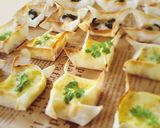 トースターで簡単♡焼売の皮が器のピザ★作り方5写真