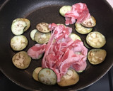 茄子と豚肉としめじの味噌炒め作り方5写真
