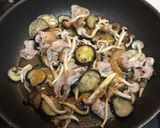 茄子と豚肉としめじの味噌炒め作り方7写真