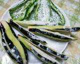 ピーマンの肉詰め なすのはさみ焼きも～作り方6写真