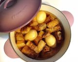 麺つゆで簡単 煮豚をルクルーゼで作ろう作り方8写真
