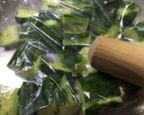 きゅうりと豆腐と豚肉の塩炒め作り方2写真