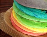 Rainbow　パンケーキ作り方2写真