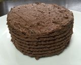 チョコ好きの濃厚オレオチョコレートケーキ作り方7写真