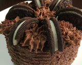 チョコ好きの濃厚オレオチョコレートケーキ作り方9写真