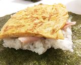 ハムと卵焼きのおにぎらず作り方1写真