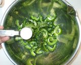 ゴーヤチャンプル風味噌炒め物♪簡単ツナ缶作り方3写真