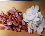 お弁当に　ウインナーのケチャップ炒め作り方1写真