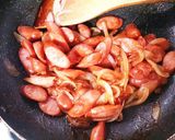 お弁当に　ウインナーのケチャップ炒め作り方4写真