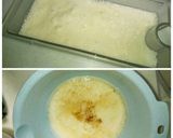 そぼろがけ麦とろご飯作り方2写真