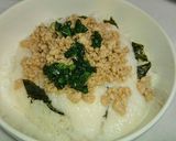 そぼろがけ麦とろご飯作り方4写真