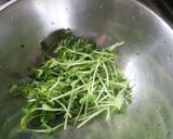 豆苗とお麩の卵炒め作り方3写真