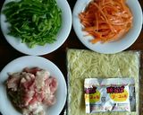 具に味が染みてる市販の焼そば作り方1写真