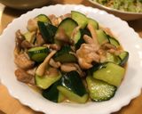 簡単!鶏肉と胡瓜の甘酢炒め作り方5写真