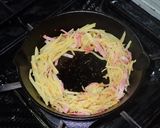 ベーコンポテトの巣ごもり卵　スキレットで作り方6写真