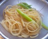 アスパラと明太子のパスタ♪作り方3写真