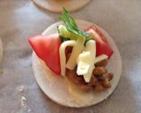 スライス大根&トマト&納豆のヘルシーピザ作り方3写真