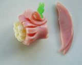 お弁当に☆さけるチーズでデコフラワー。作り方6写真