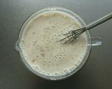 レンジで簡単☆とろける豆乳きな粉プリン。作り方1写真