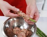 アスパラつくね作り方4写真