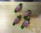 糖質オフ オクラのベーコン巻き作り方2写真