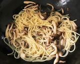 梅肉ときのこの蒸しパスタ作り方6写真