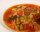 時短、簡単！トマトパスタ風そうめん作り方11写真
