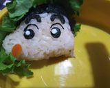 簡単♡クレヨンしんちゃんのキャラ弁♡作り方3写真