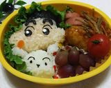 簡単♡クレヨンしんちゃんのキャラ弁♡作り方4写真