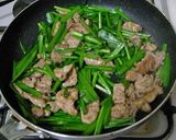ご飯ガッツリ！ニラ卵＆豚コマ肉作り方6写真
