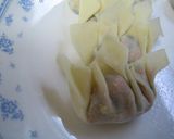 モロヘイヤ入りワンタンスープ作り方3写真
