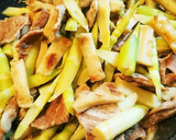 ☆ 姫竹・豚肉・焼きちくわの玉子とじ炒め作り方9写真