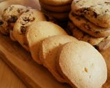 バタークッキ—&チョコ入りバタークッキー作り方9写真