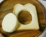 mフライパンdeお洒落☆目玉焼きトースト作り方1写真