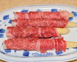 白アスパラの牛肉巻きバルサミコソース添え作り方14写真