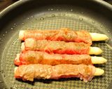 白アスパラの牛肉巻きバルサミコソース添え作り方15写真
