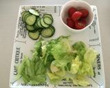 さっぱり冷やしめかぶサラダうどん作り方1写真