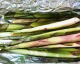 ☆ 姫竹の簡単ホイル包み酒蒸し焼き作り方2写真