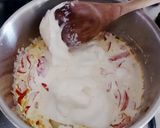 チーズクリームのスパゲッティ作り方5写真