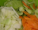 野菜たっぷり汁だく野菜炒め。枝豆入り♪作り方2写真